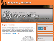 Tablet Screenshot of enigmaymisterios.com